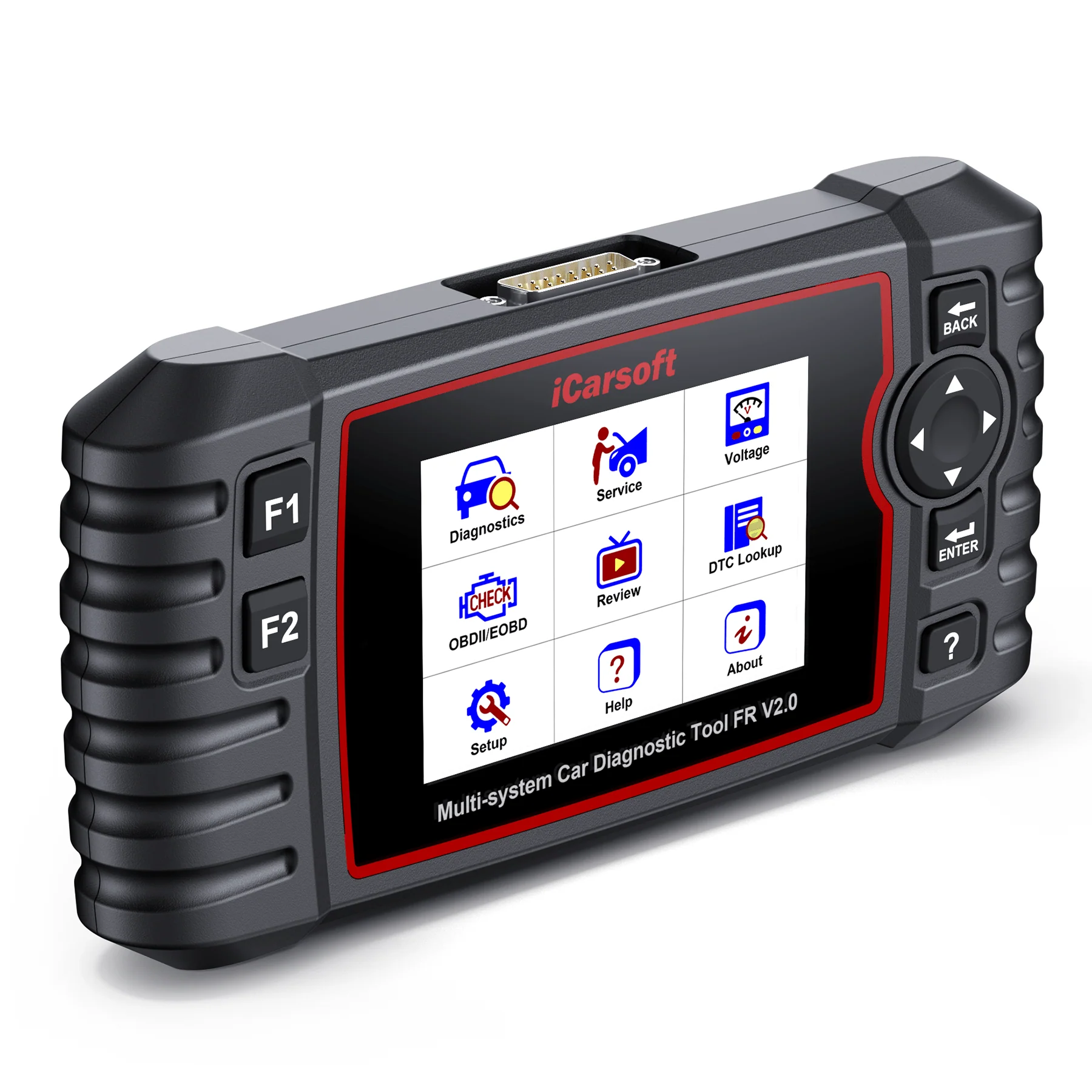 iCarsoft FR V2.0 Car Diagnostic Tool For Citroen/Peugeot/Renault/Fiat/Alfa Romeo - Image 4
