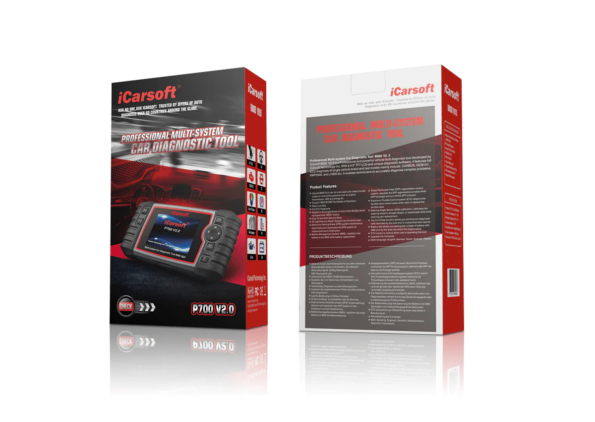 iCarsoft P700 V2.0 Car Diagnostic Tool For Porsche - Image 8